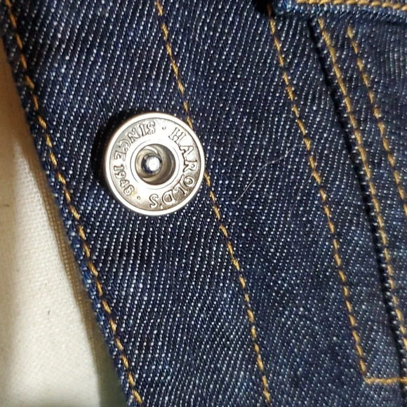 Harold's Dark Denim Vest - Picture 2 of 5